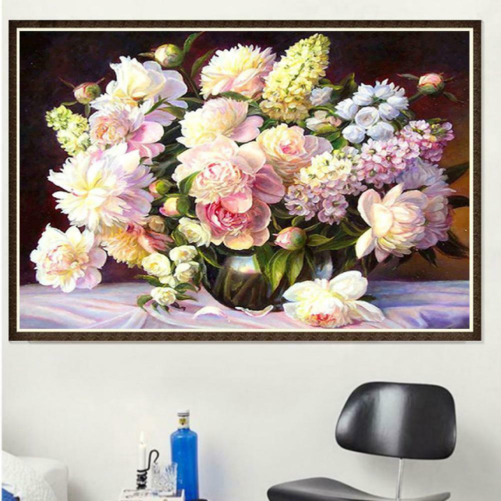 5D DIY Warm Flowers Full Drill Diamond Embroid Painting Cross Stitch Kits @