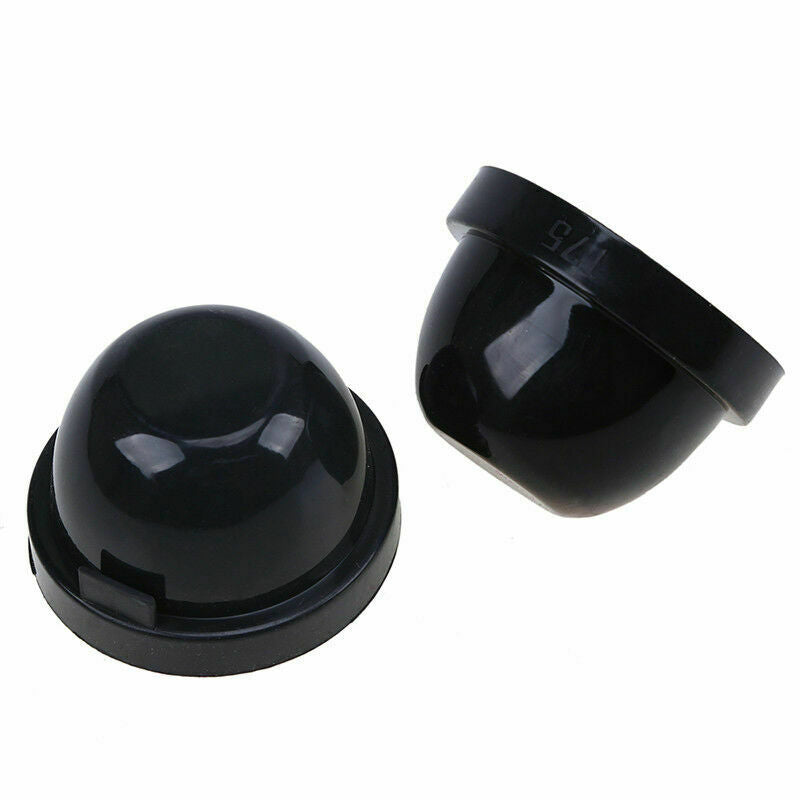 2Pcs 75mm Black Rubber Housing Seal Cap TR34RI Dust Cover for LED HID Headlight