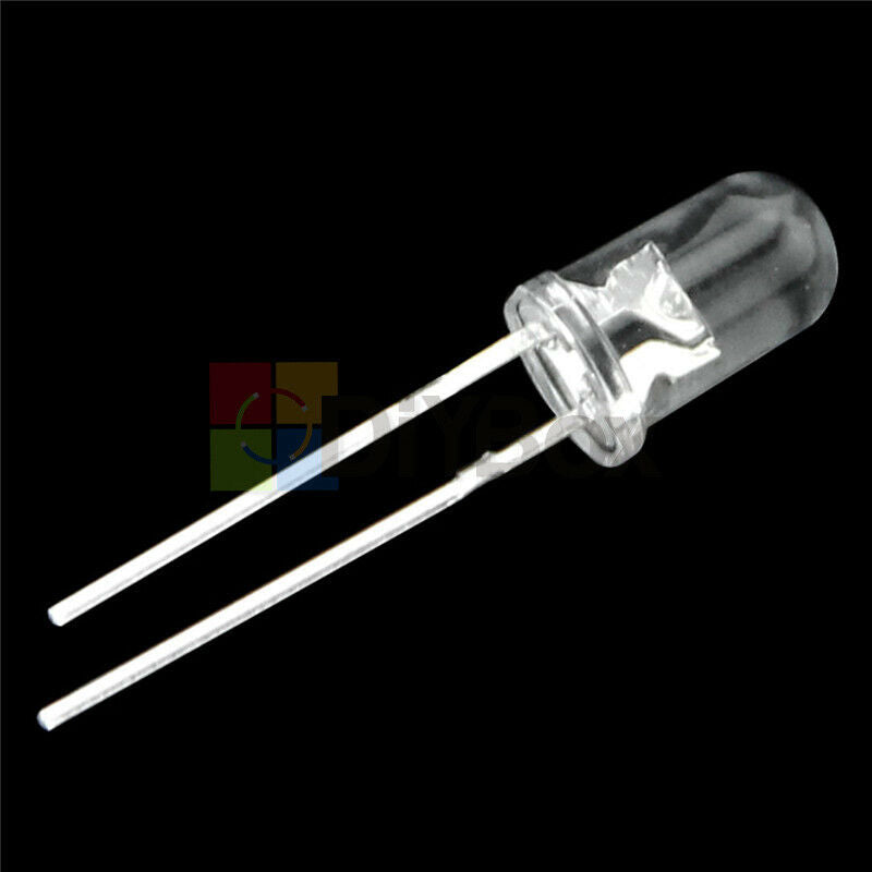 1000Pcs 5mm Round Red/Green/Blue/Yellow/White Water Clear LED Light Diodes Kits