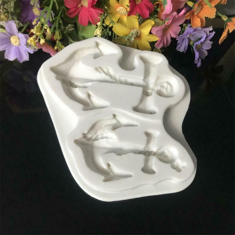 Chocolate Cookie Baking Decoration Supplies Polymer Clay DIY Mold Anchors Shaped