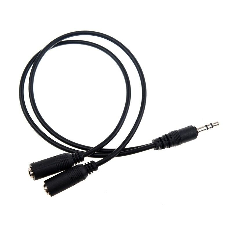 Audio Jack Y Cable 3,5mm Jack Plug Stereo at 2 x 3.5 mm Stereo Jack Socket CouK8