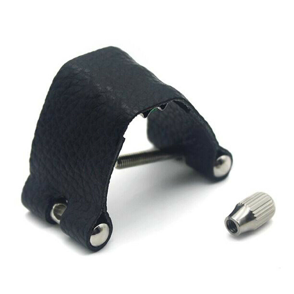 Soprano B Clarinet Mouthpiece Ligature Black for Instruments Accessories