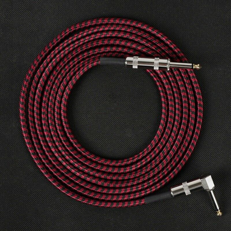Guitar Audio Cable Connecting Line Electric Guitar Bass Piano Keyboard Drum I5B8