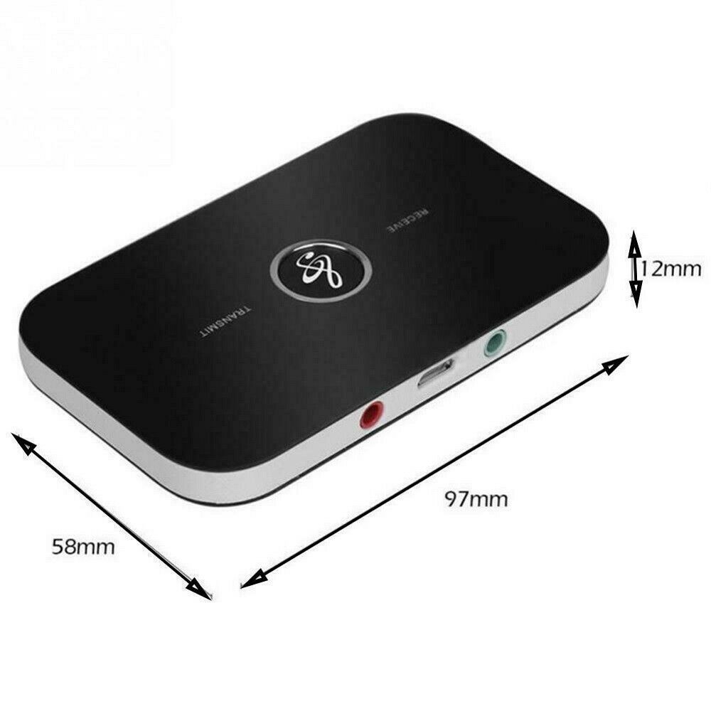 2in-1 Bluetooth Transmitter&Receiver Wireless A2DP Home TV Stereo Audio Adapter@