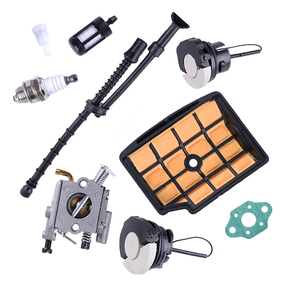Carburetor Air Fuel Filter Chainsaw Fit for Stihl MS200T 020T 11291200653 Atn