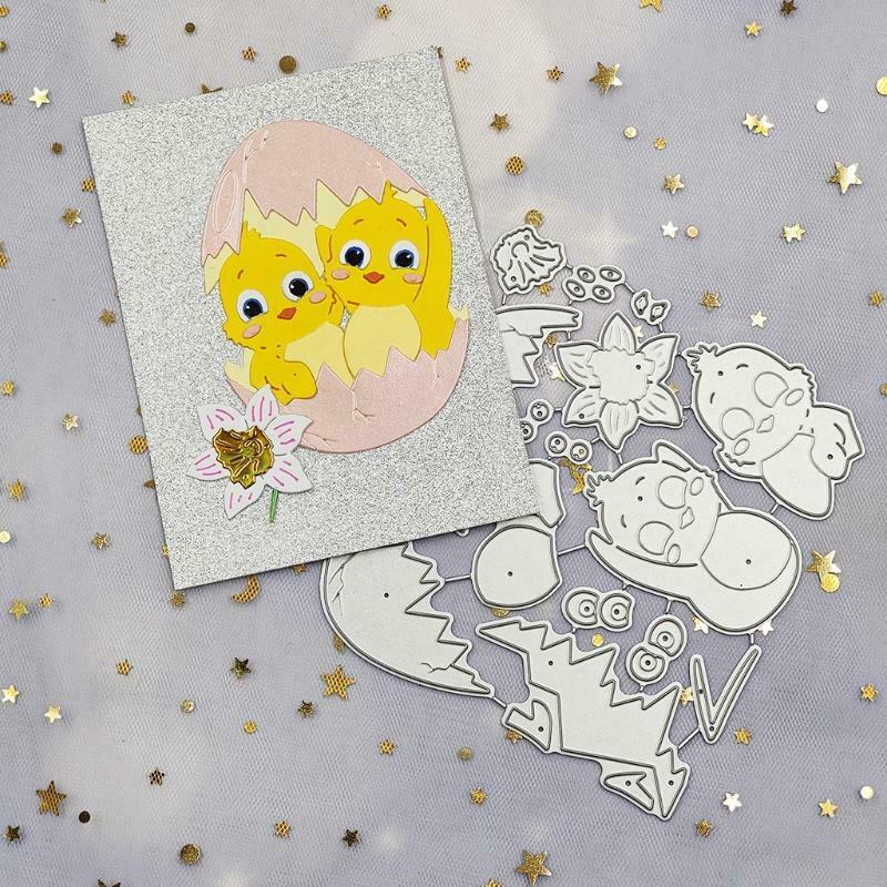 Chick Metal Cutting Dies Stencil Scrapbooking DIY Album Stamp Paper Card Mold