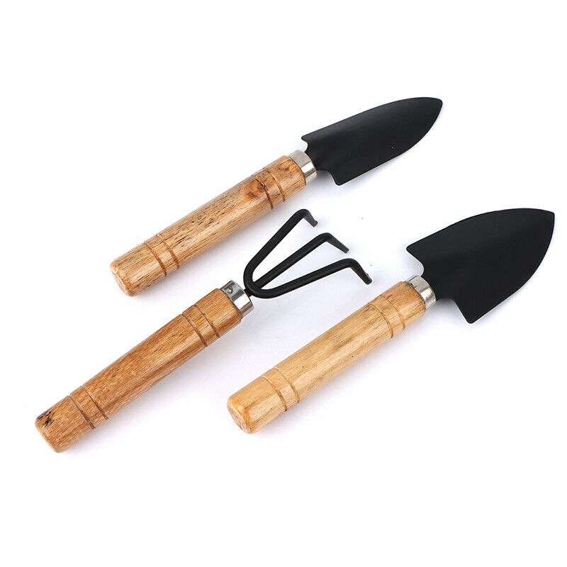 3Pcs Mini Shovel Rake Set Shovel for Plants Bonsai Tools Garden Mini Hand.l8