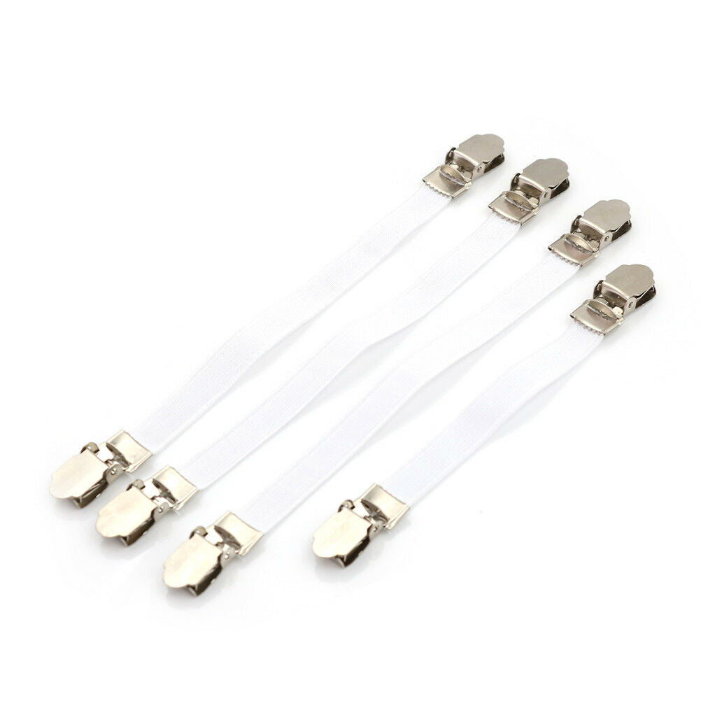 4x Ironing Board Cover Clip Fasteners Tight Fit Elastic Brace Ties Strap G.l8