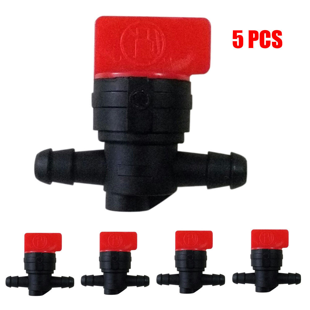5x 1/4 Inch Straight InLine Fuel Shut Off Valve Replace  698183 Motorcycle Hot
