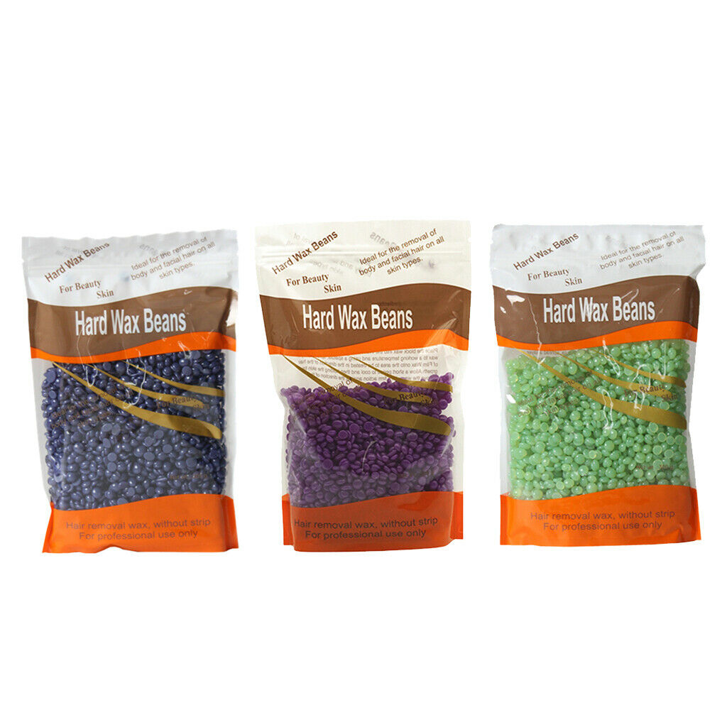 3pcs Hard Wax Beans Hair Removal Depilatory Facial Bikini Body Waxing Beads