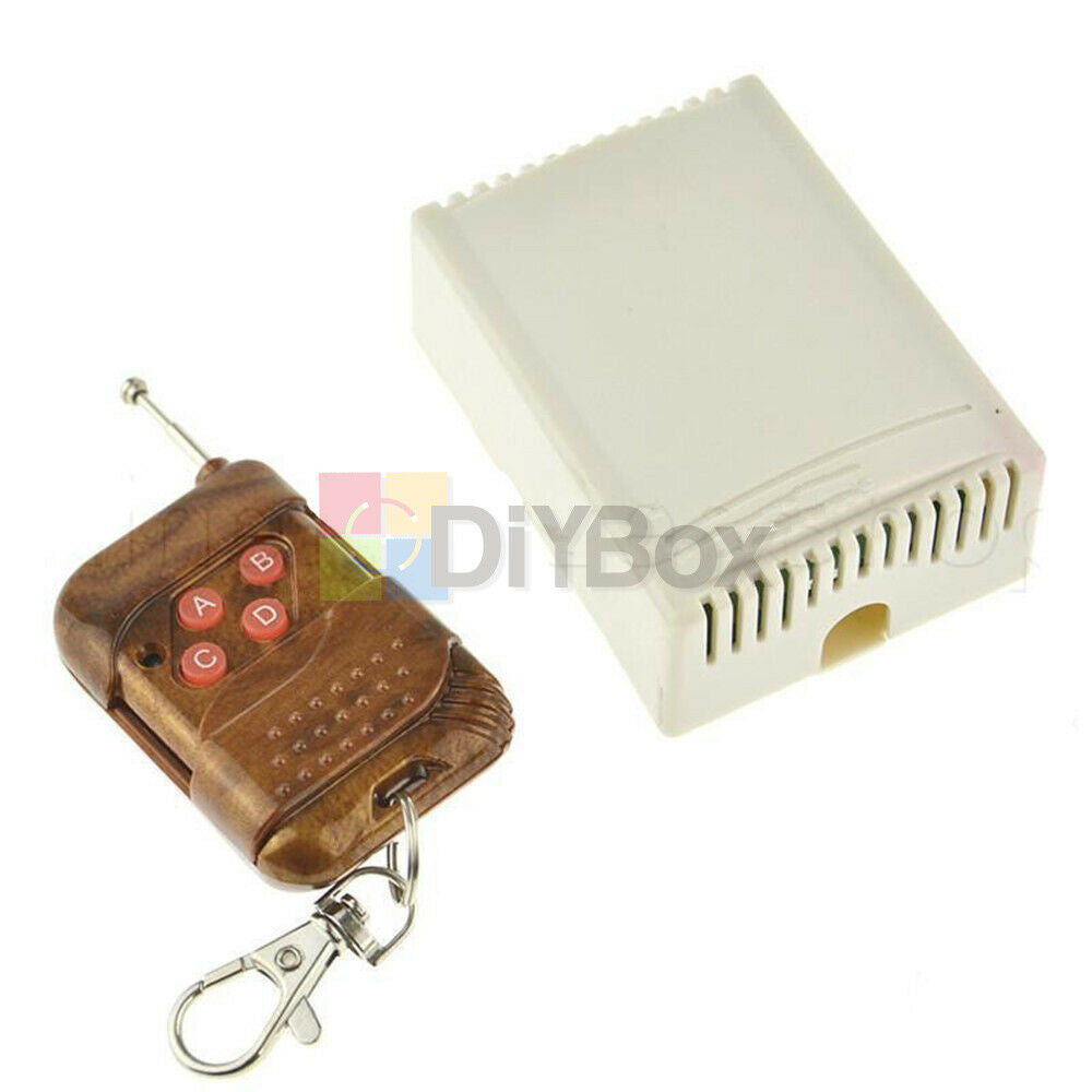 DC12V 4 Channel 10A Relay Wireless RF Remote Control Switch Transmitter Receiver