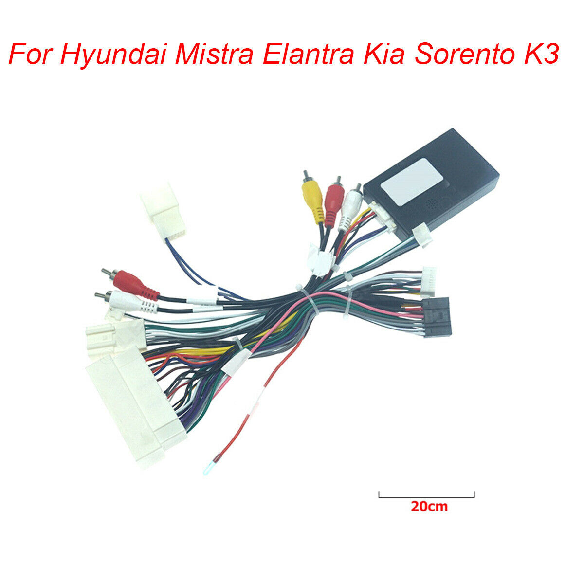 1PCS Car Android Power Adapter Cable For Hyundai Mistra Elantra Kia Sorento K3