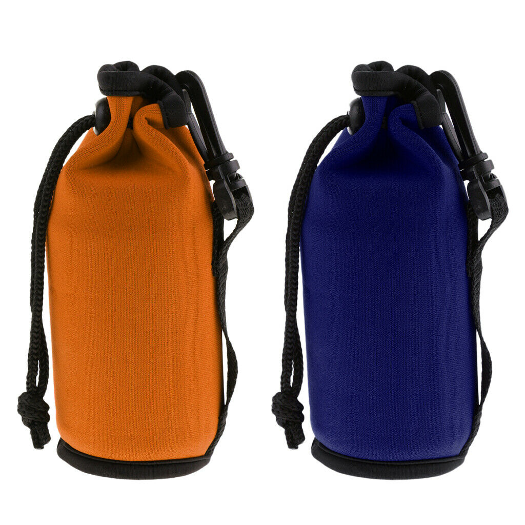 2x Durable Neoprene Insulated Sleeve Holder Bag for 500ml Water Bottle Cup