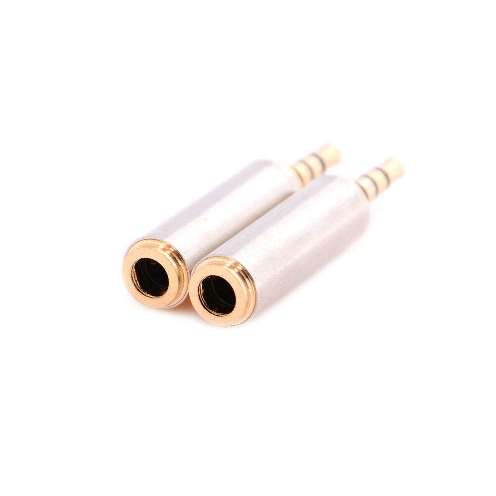 2pcs Headphone Converter Plug 2.5mm Male to 3.5 mm Female audio Adapte.l8