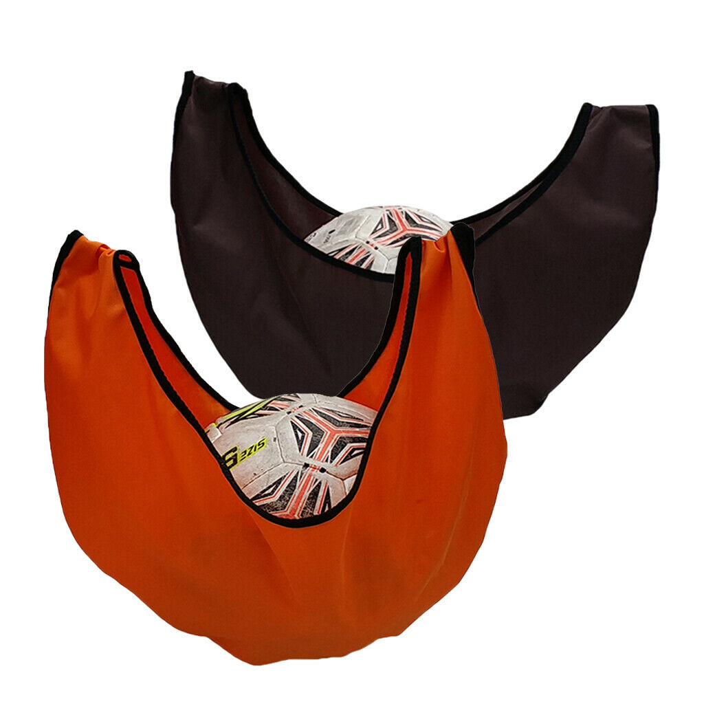 Pack of 2 Microfiber Bowling BallTowel Polish with See-Saw Coffee & Orange