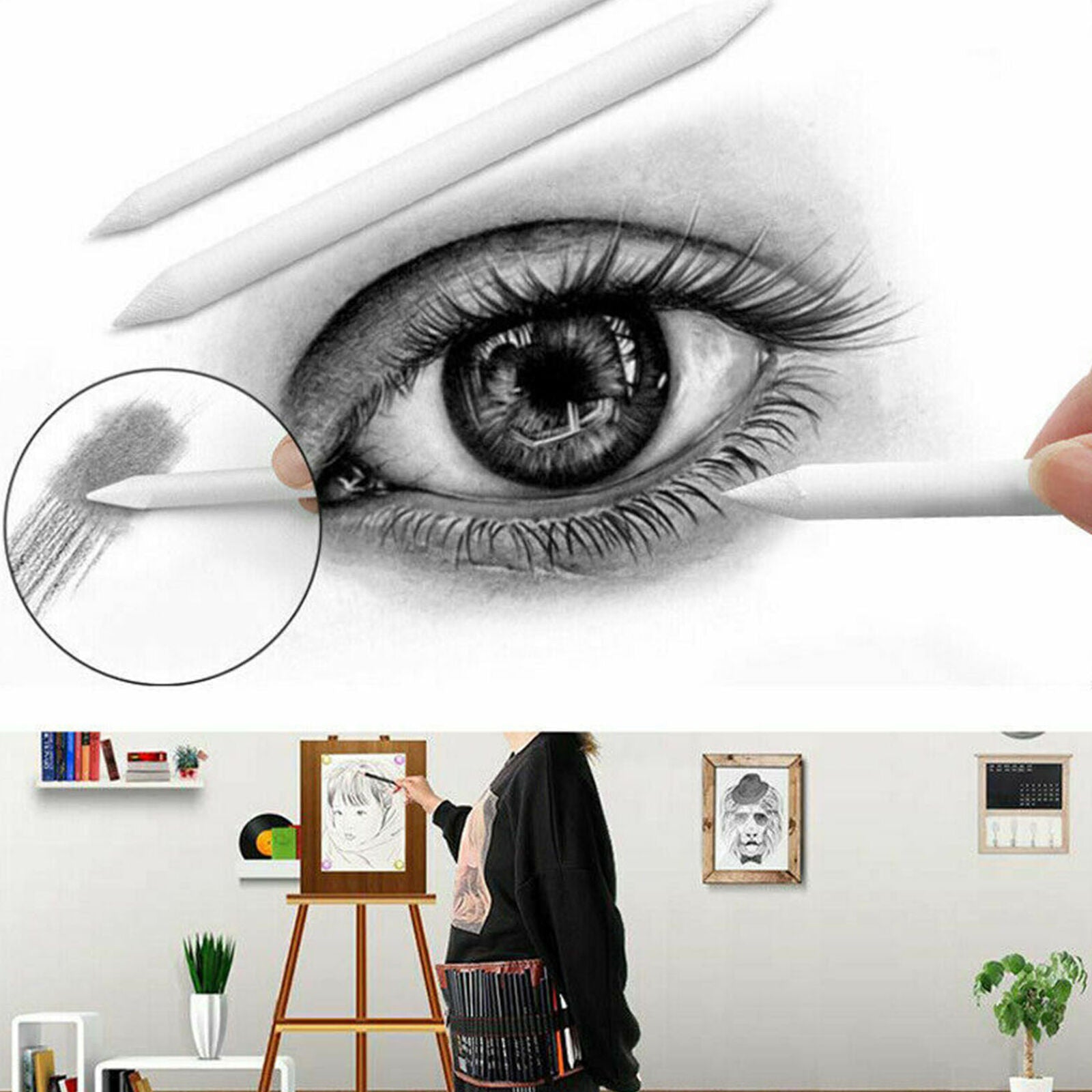 Sketching Set Kit Drawing Art Pencils Art Supplies Artist Sketching Professional