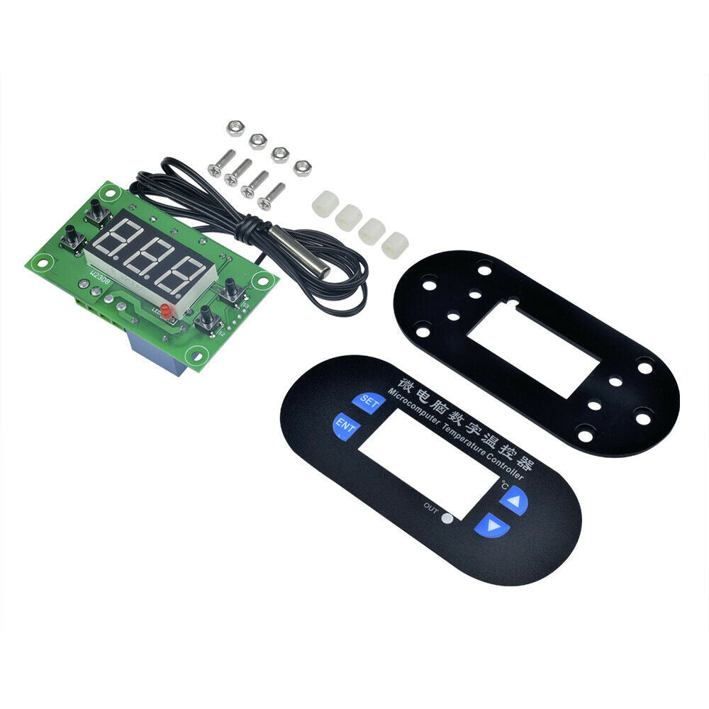 DC 12V W1308 Digital Red LED Heat Cool Thermostat Temperature Controller Sensor