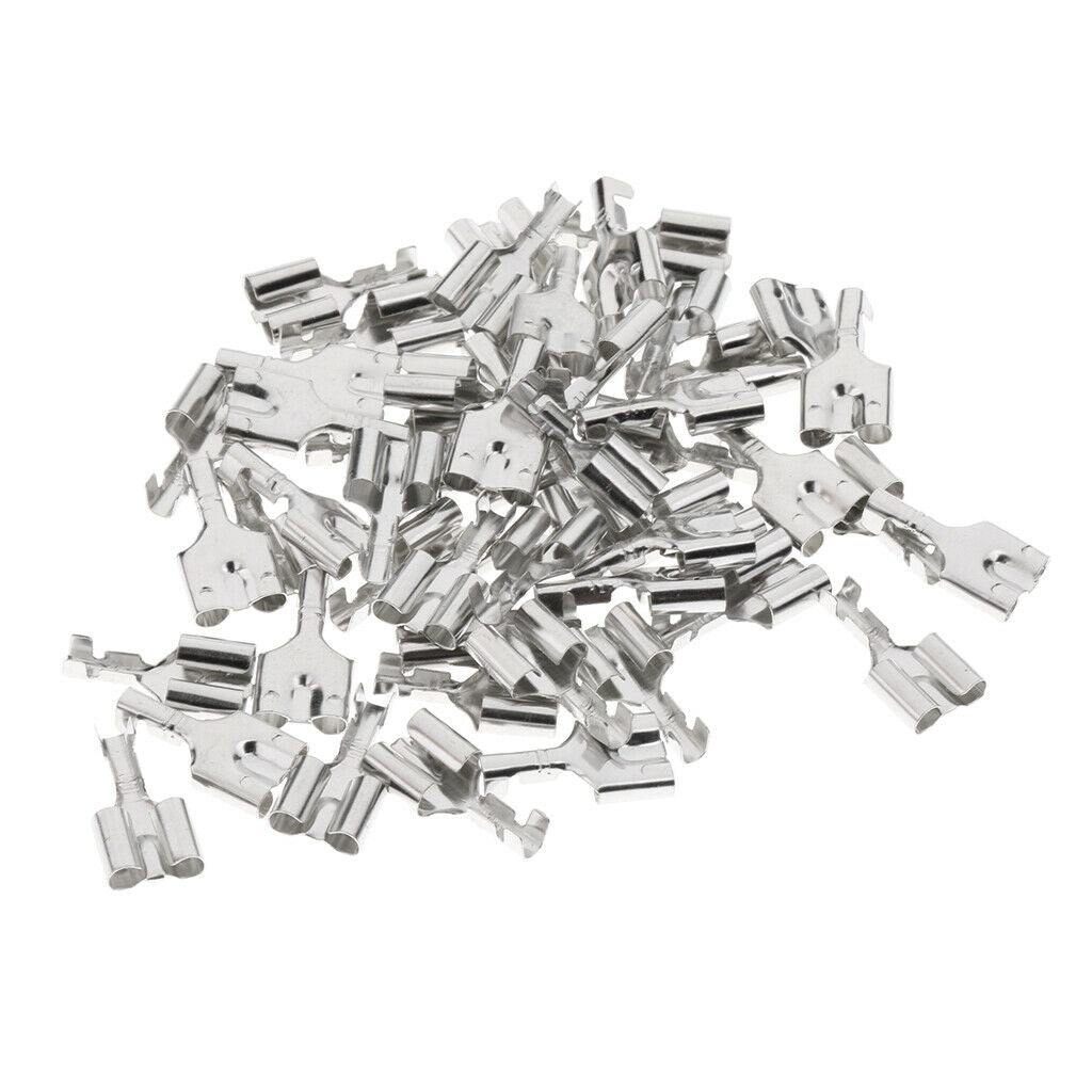 50 Pieces Terminal Cable Locking Female Spade Connector 3.5A