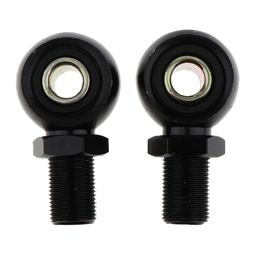 One Pair Eye Adapter Eye End For Motorcycle Scooter Shock Absorber Black