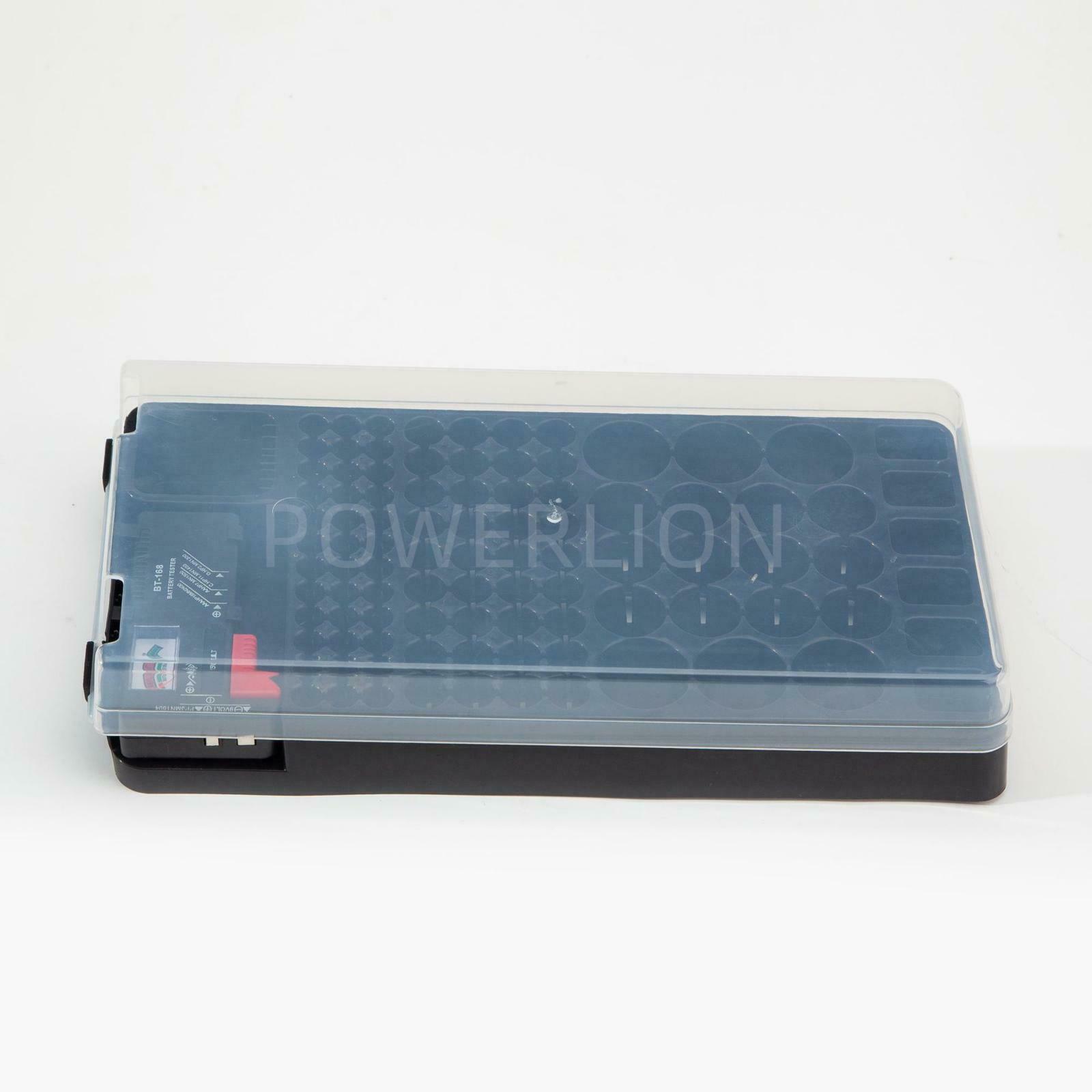 BT-106 Battery Organizer Storage Carrying Case Box with Checker 34x17x6.8cm