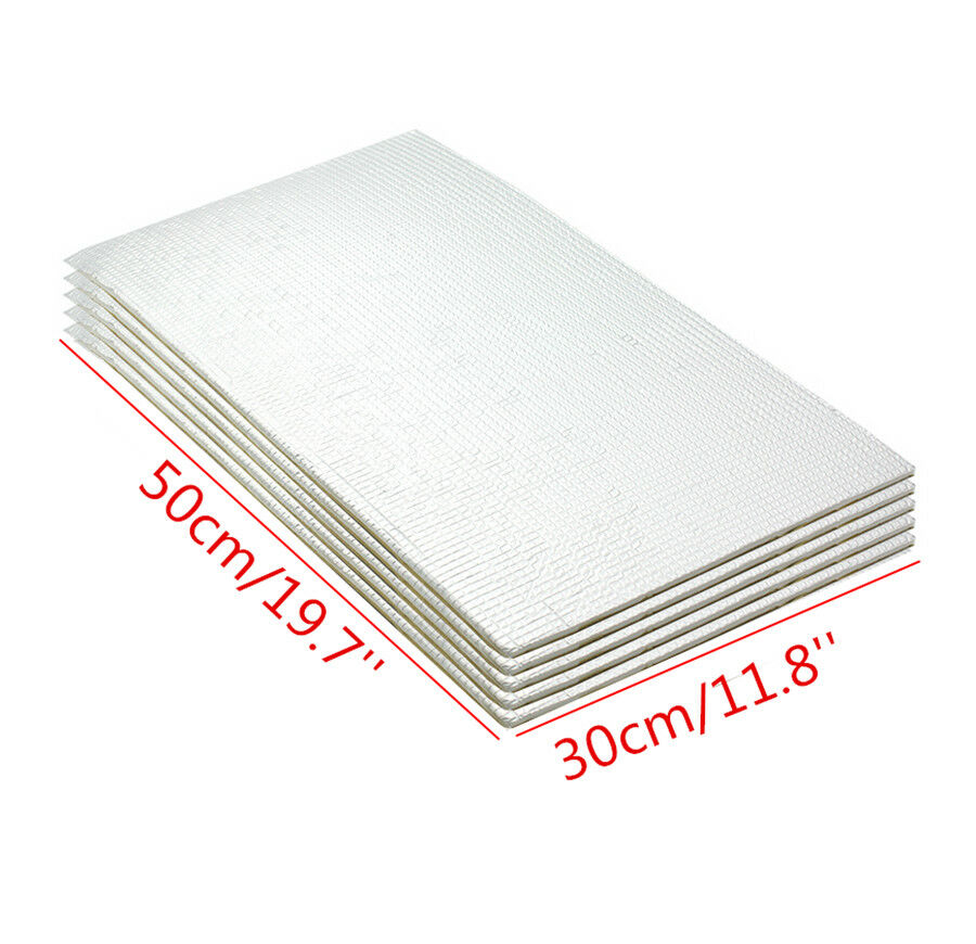 10x10mm Car Firewall Sound Deadener Heat Insulation Deadening Mat Pad forVehicle