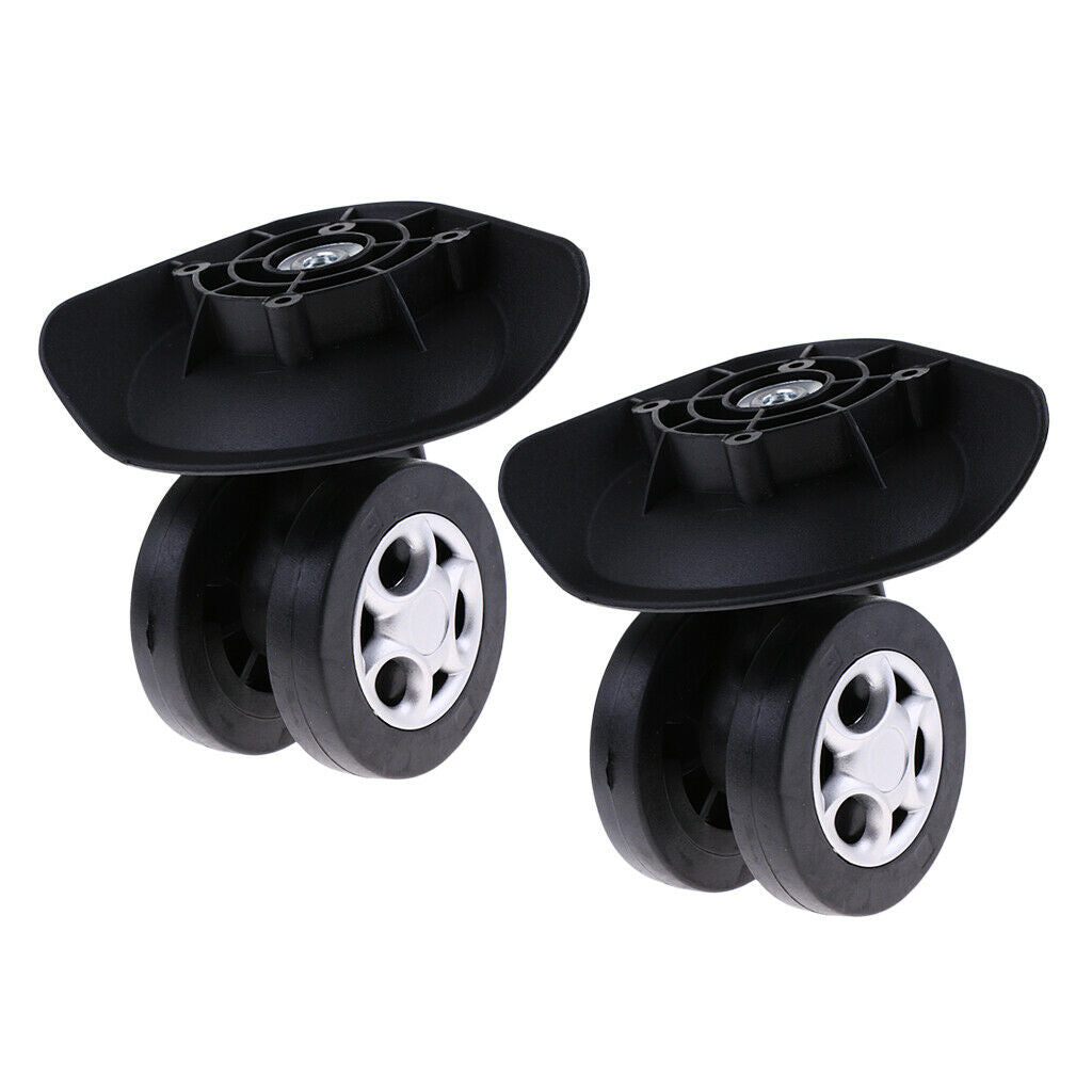 2pcs Luggage Bags Suitcases Spare Wheels 360 ° Detachable Wheel