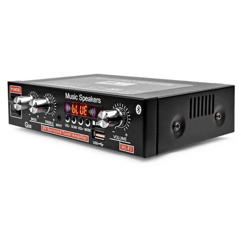 G30 Audio Amplifier Amplificador Digital Home Power Bluetooth Hifi Stereo SubwO3