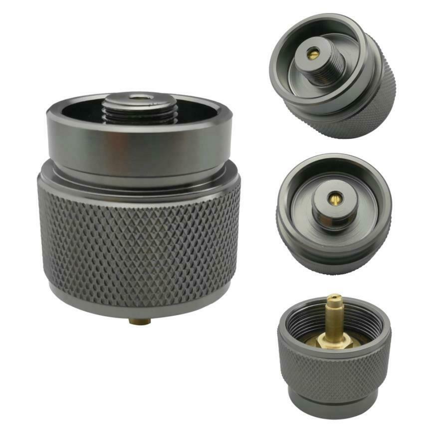 Portable Camping Stove Adapters, Propane Small Tank Input Lindal Output Stove 1P