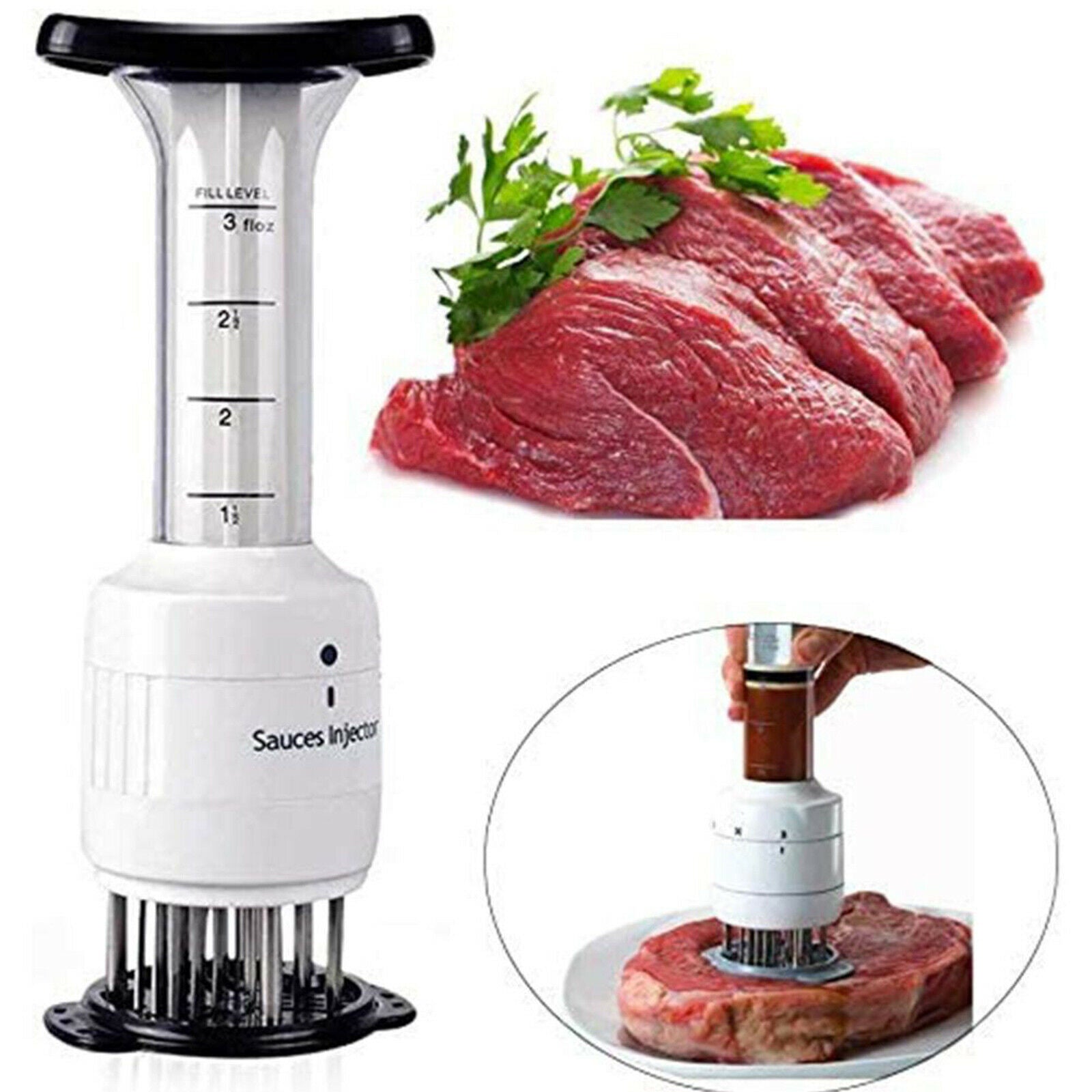 Meat Tenderizer Meat Injector Needle for Tenderizing Chicken Kitchen BBQ