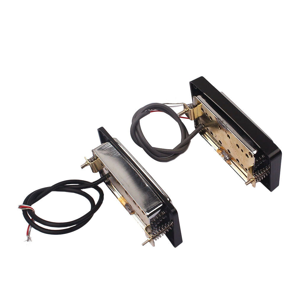 2Pcs/Set Electric Guitar Parts Alnico 5 Humbucker Pickup Set Copper Soap Bar