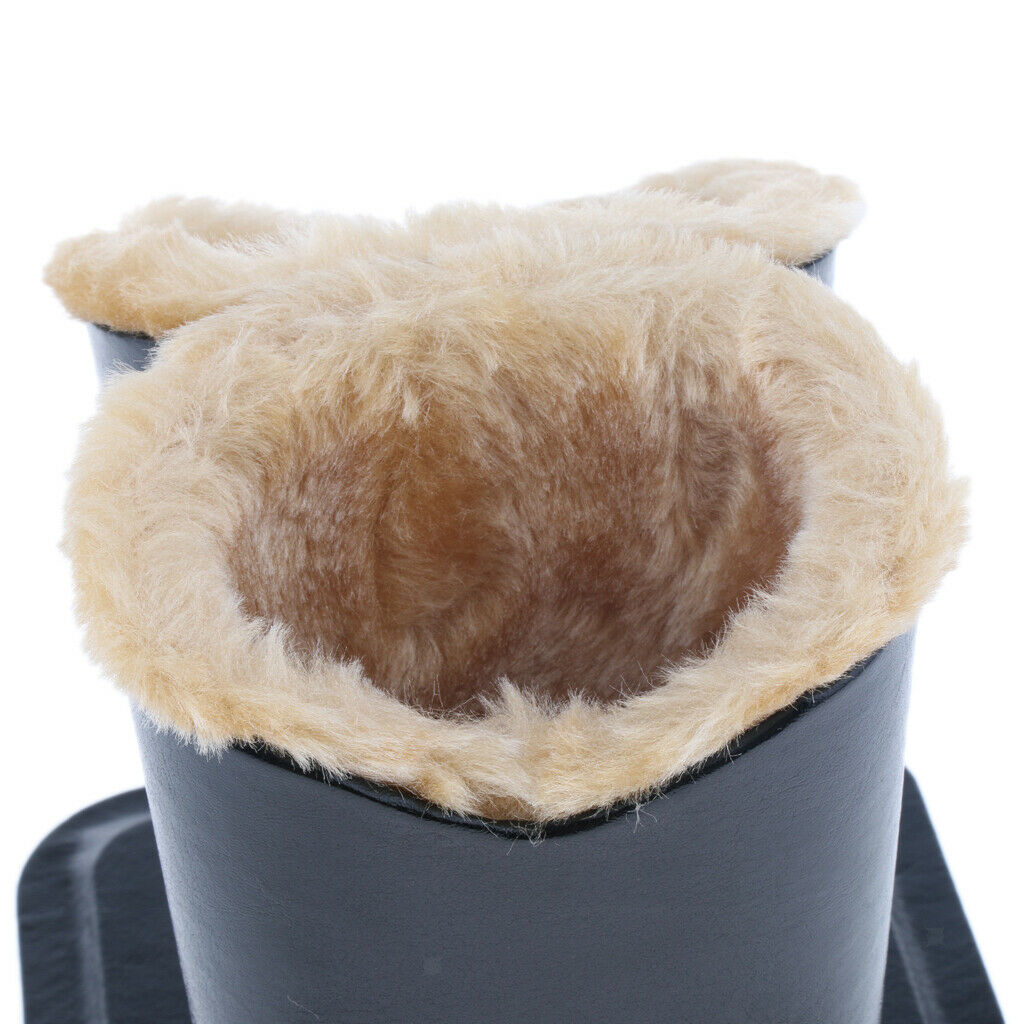 Double Head Anti Scratch Soft Plush Lined Eyeglass Holder Stand Pen Holder
