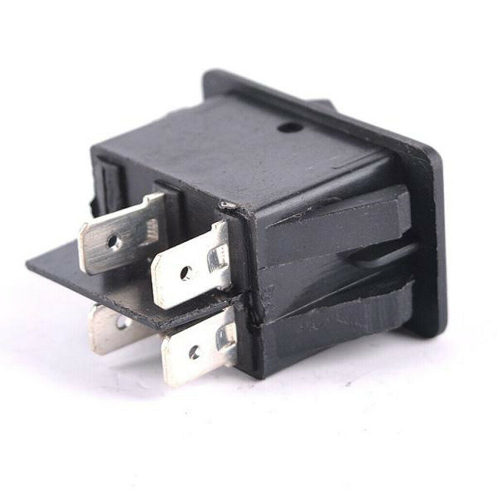 Pair of 35A 12V Fog Lights Rocker Toggle Switches W / Green + Blue LED