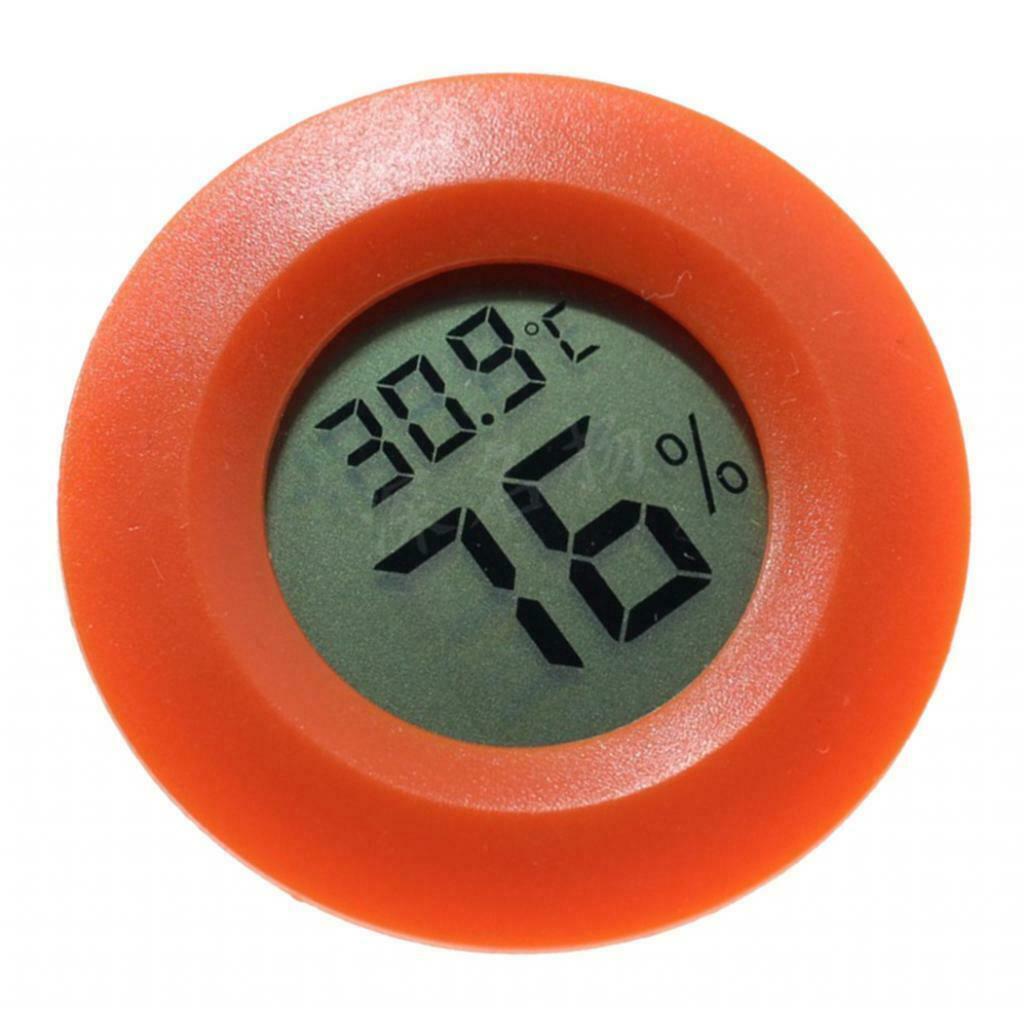 2 Pieces Reptile Thermometer Moisture Hygrometer