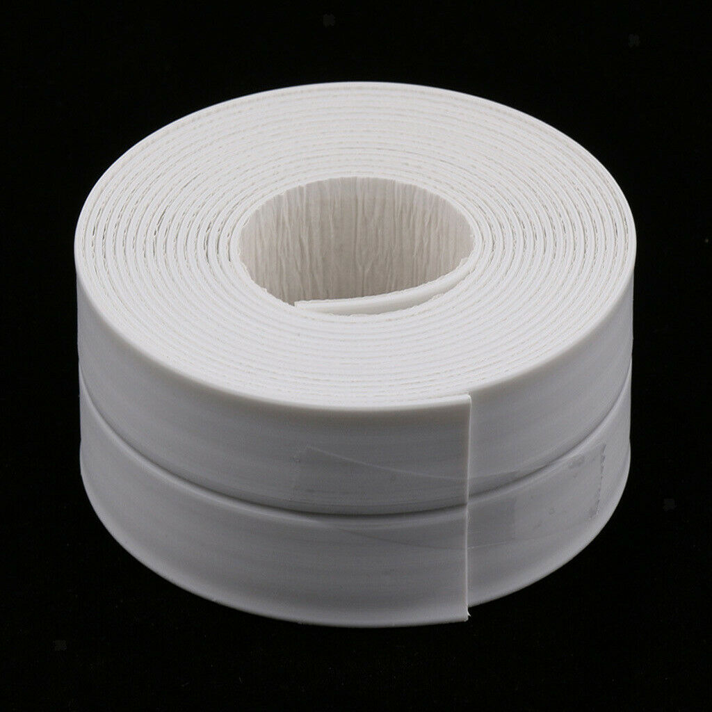 2 Pcs 1M Self Adhesive Sealing Tapes for Bathroom Floor Repair Caulk Strip