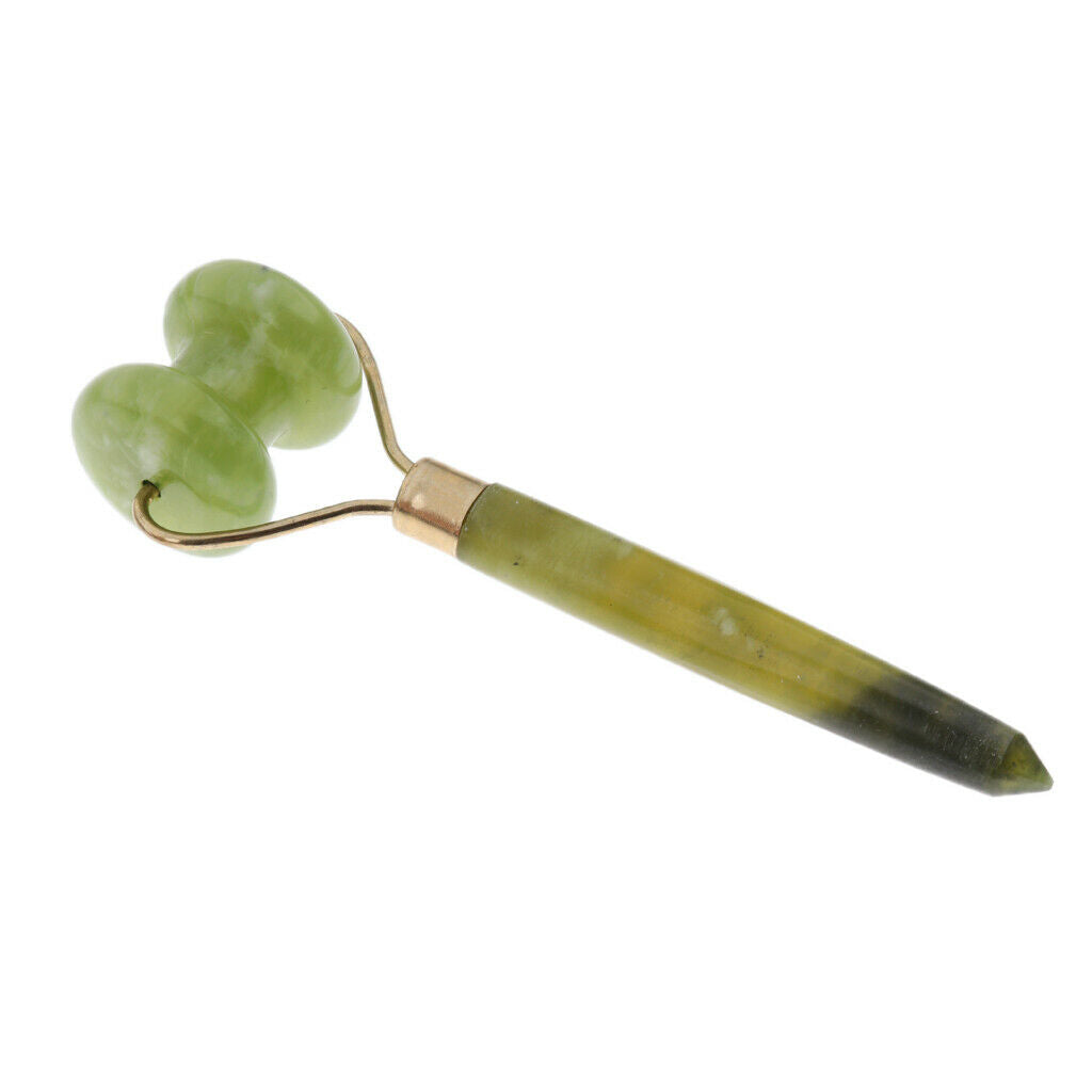 Natural Jade Jade Massager Roller Facial Gua Sha Beauty Massage Too
