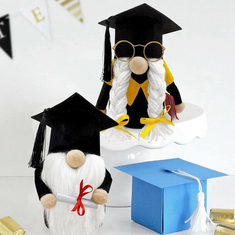 Graduation Gnomes Plush Grad Swedish Tomte Nisse Plush Gnome for Graduation F4R8
