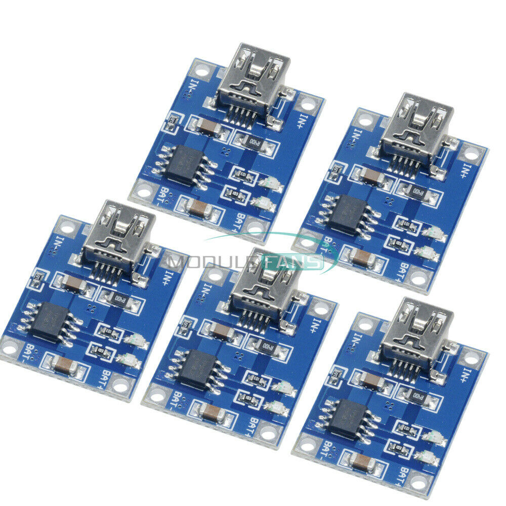 5PCS Mini USB 5V 1A Lithium Battery Charging Board 18650 Charger Module