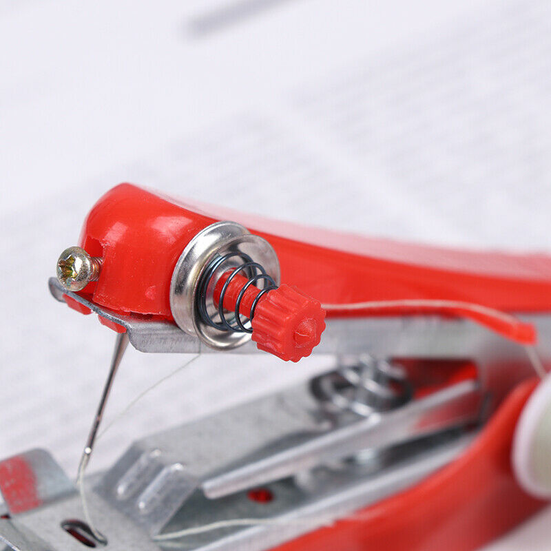 Portable Hand-Held Sewing Machine Mini Clothes Fabric Portable Pock.l8