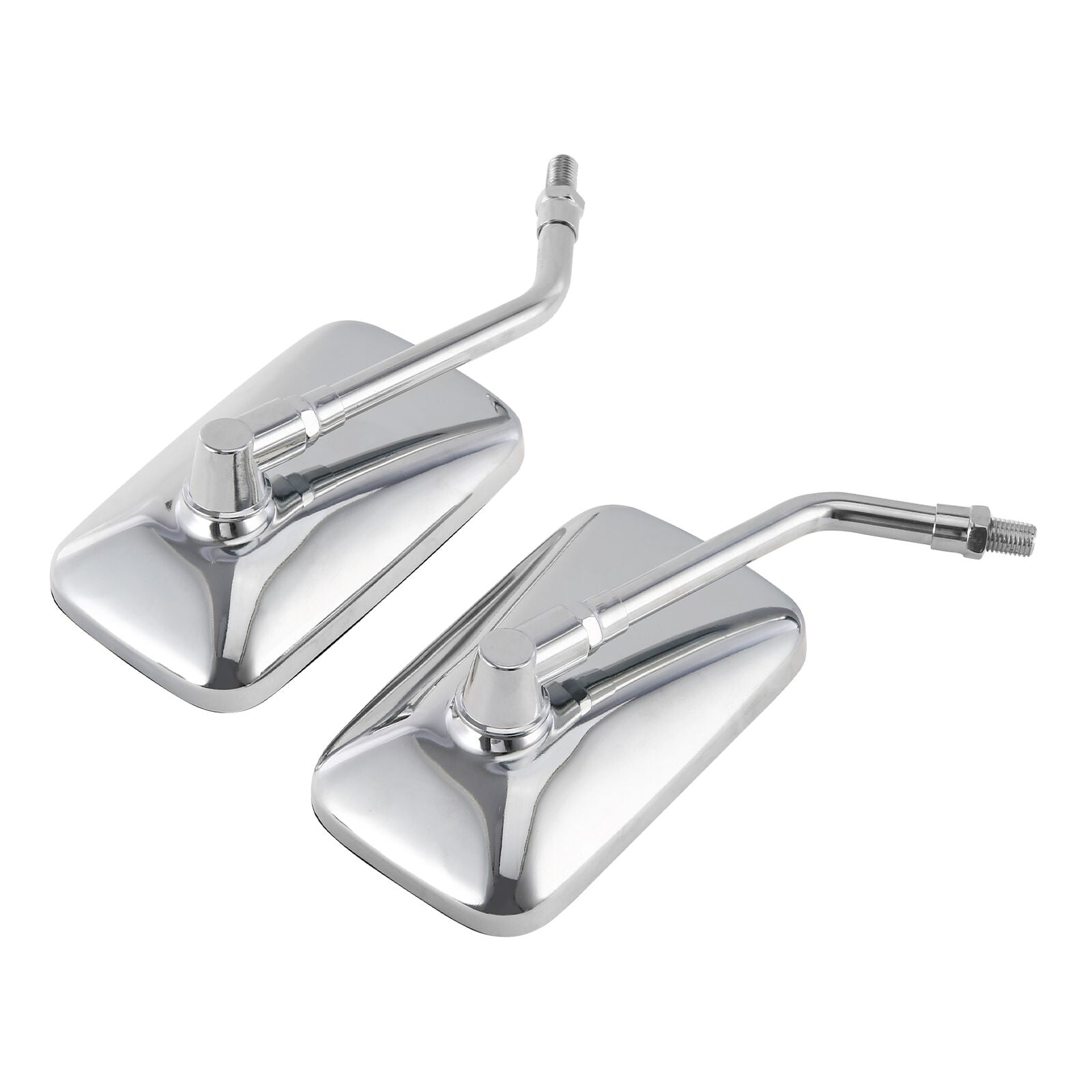 Motorcycle Rectangle Rear View Mirrors Fit For Yamaha XV1100 XVS1300 Scooter