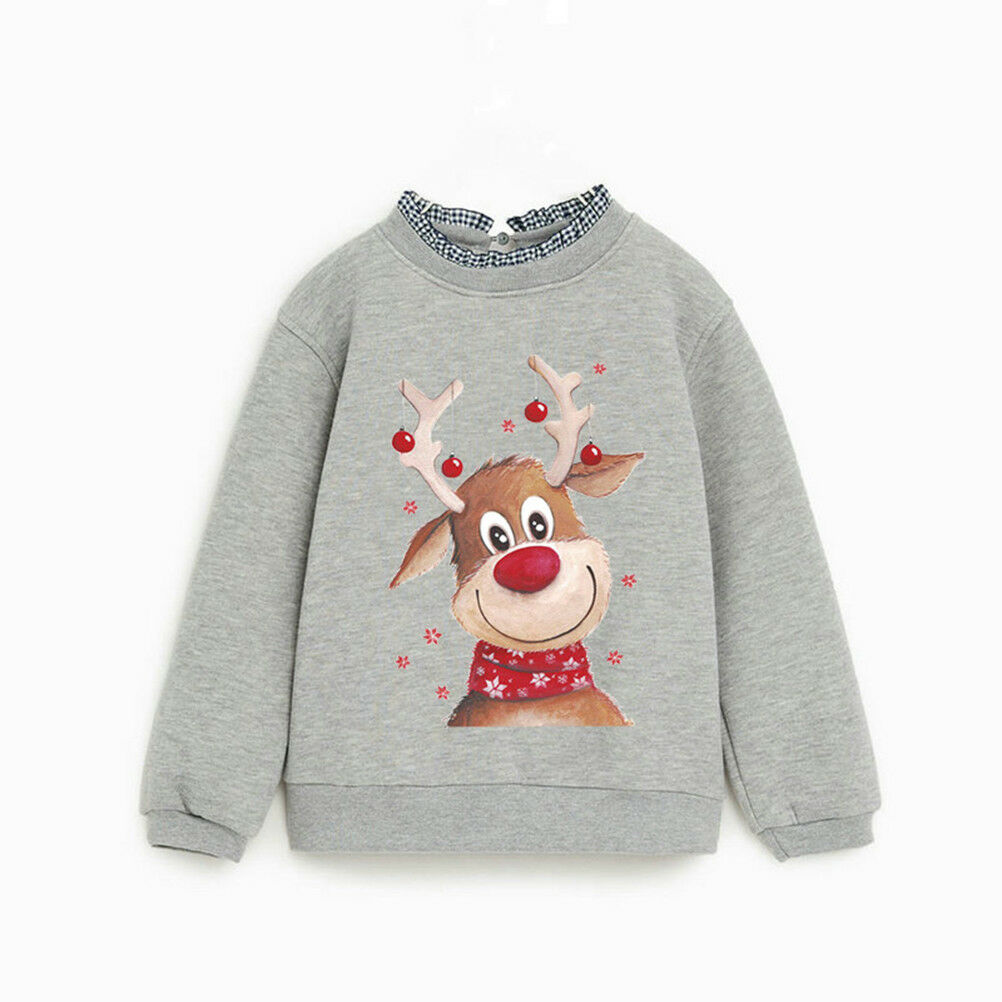 christmas patch clothing t-shirt dresses DIY decor iron-on appliques trans.l8