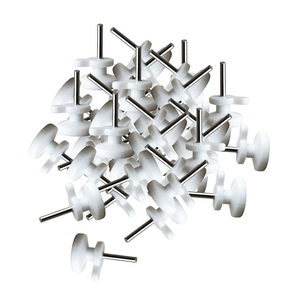 50pcs Plastic Hooks Practical Non-Trace Nail for Concrete Brick Hardwood