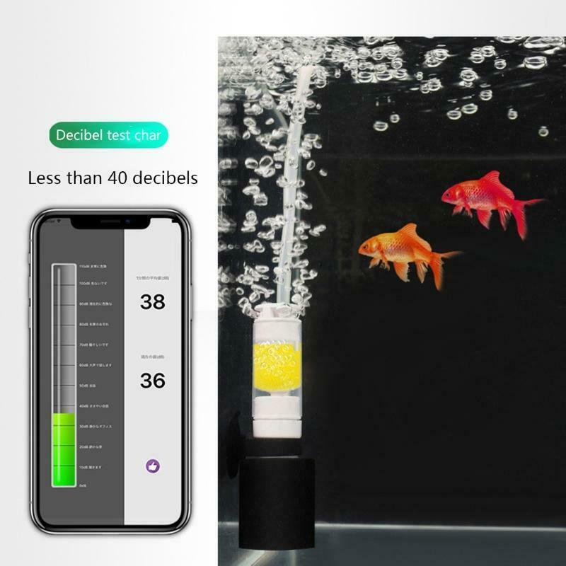 Mini Ultral Slient Fish Tank Aquarium Pond Internal Filter Oxygen Pump Accessory