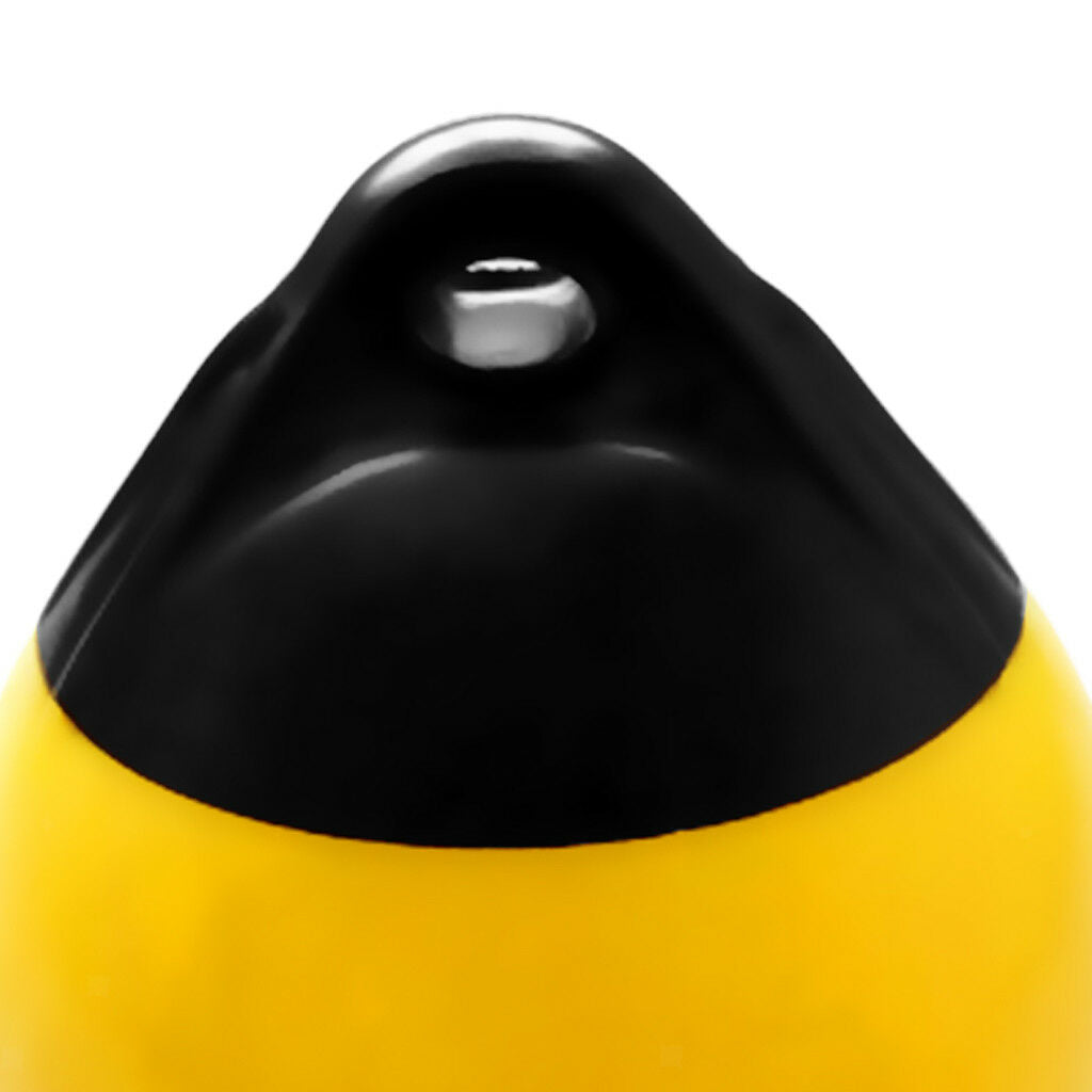 Durable Inflatable Boat Fender 9.8" x 11.8" Yellow Heavy Duty Marine Bumpers