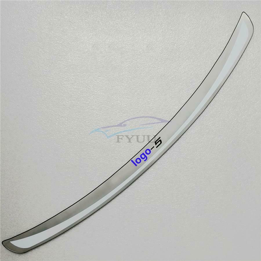 1Piece Stainless Steel With ABS Car Door Sill Welcome Pedal Protector Trim Cover