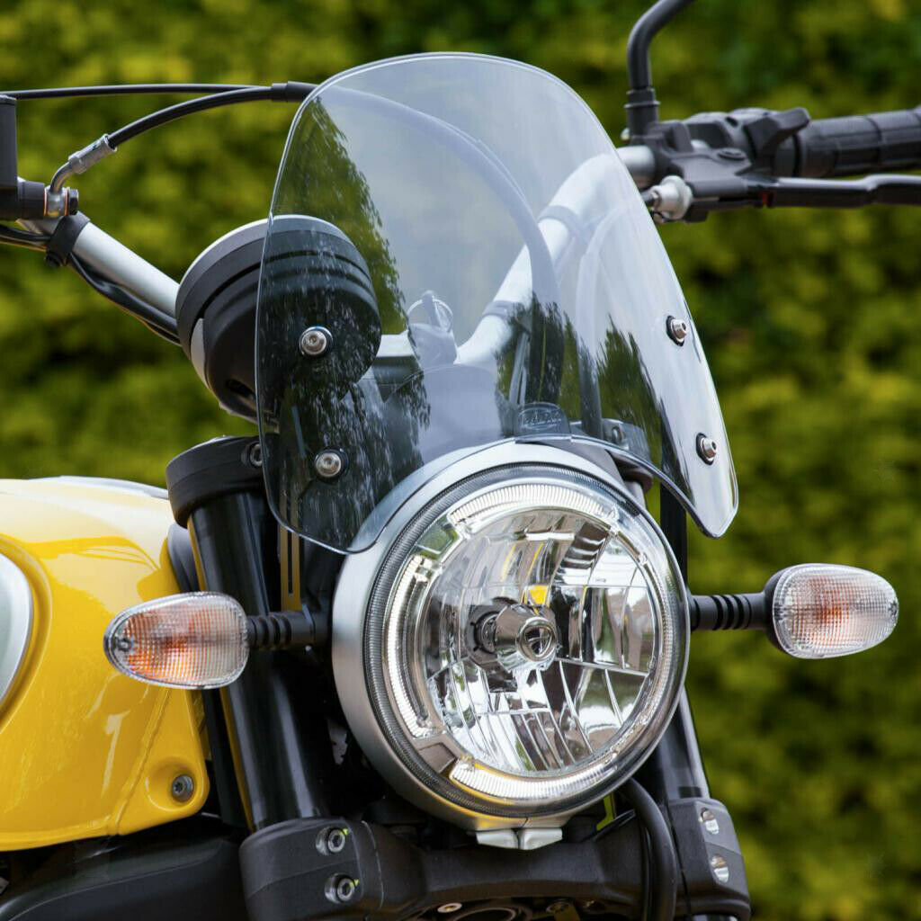 Smoke Windshield Windscreen W/ Bracket Fit for DUCATI SCRAMBLER 2016+