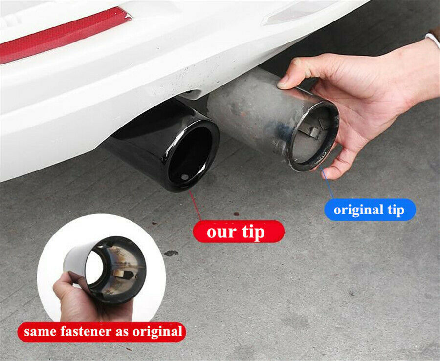 Stainless Steel Exhaust Tip For BMW F10 F18 528i F30 316i 318i 320i 328i 330i