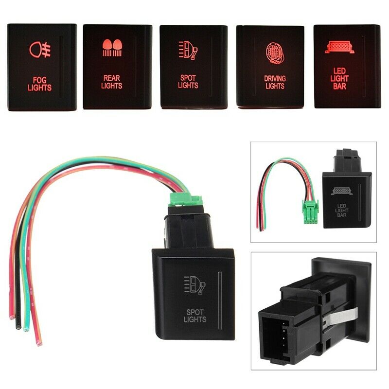 12V Led Light Push Button Switch Drive Lights for Amarok Front Right X1J8J8