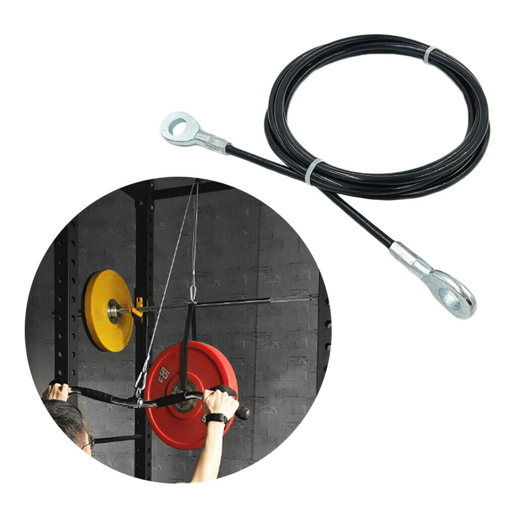 2m Adjustable Fitness DIY Pulley Cable Rope Triceps Training Gym Accessories