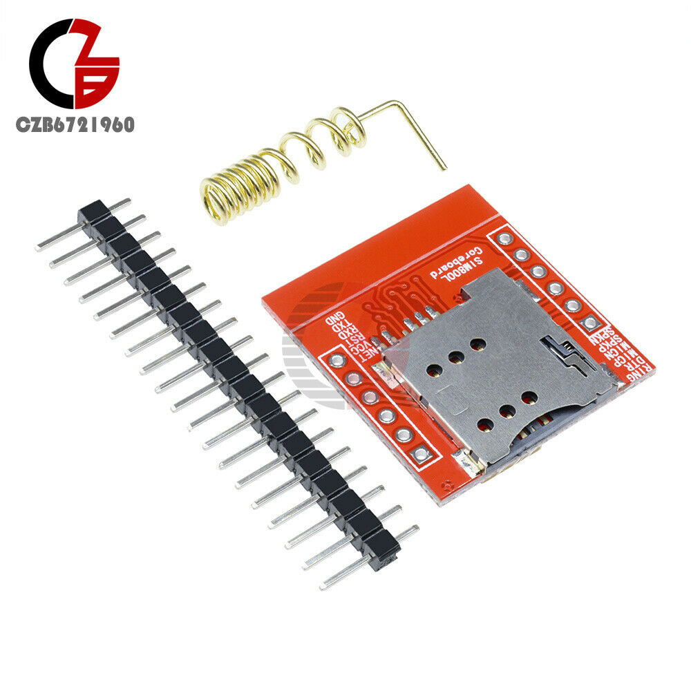 10PCS Smallest SIM800L GPRS GSM Module Card Board Quad-band Onboard TTL Port CZ