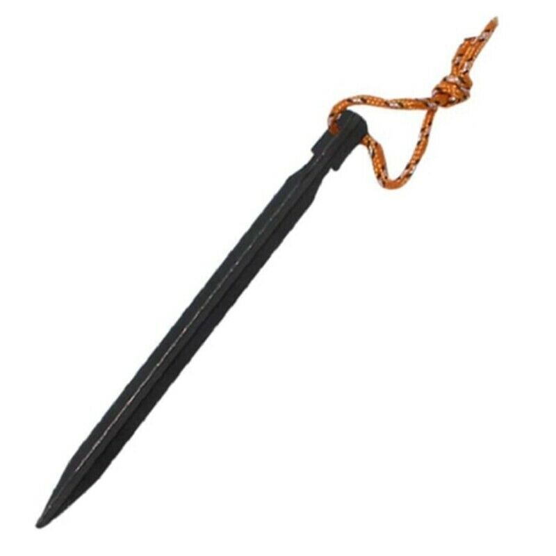 Outdoor Camping Tent Stakes Ultralight Camp Ground Stake with Tent Pegs, AluD1U6